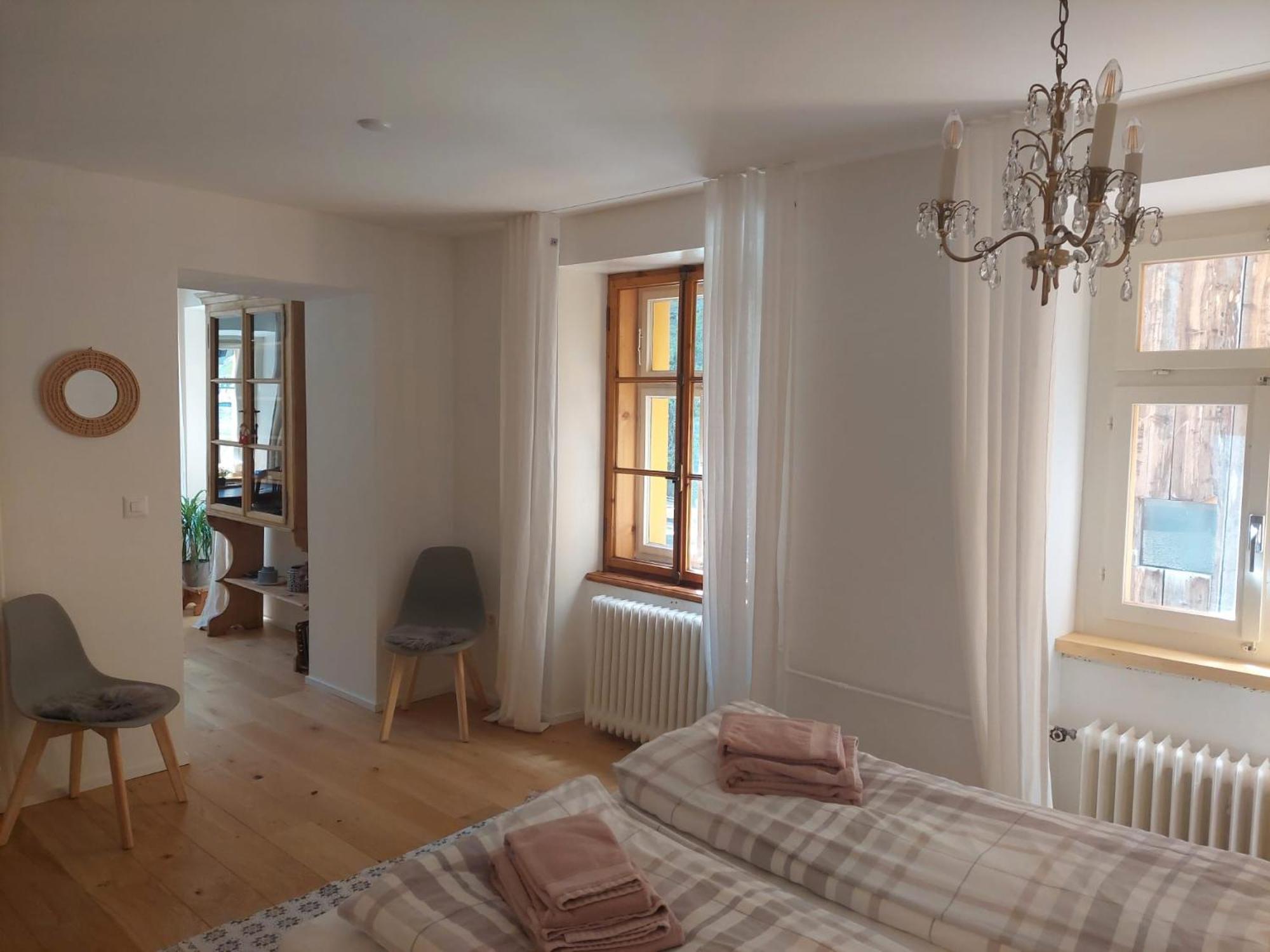Appartamento Haus La Punt, Savognin Rona Esterno foto
